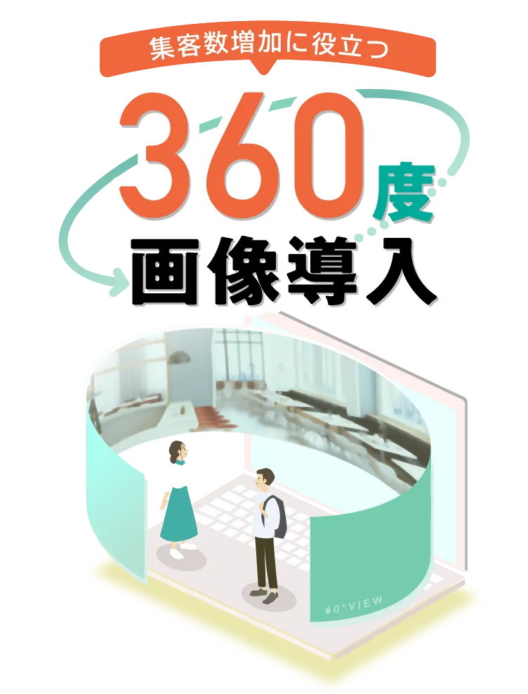 集客数向上に役立つ360度画像導入